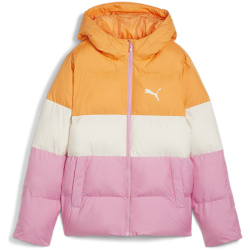 PUMA Polyester Kapuzen-Pufferjacke Kinder
