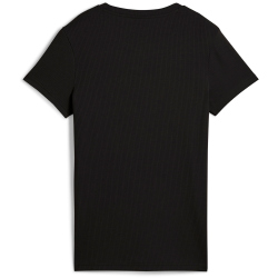 PUMA Essentials Elevated geripptes T-Shirt Damen