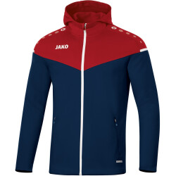 JAKO Champ 2.0 Kapuzenjacke Damen marine/chili rot 34