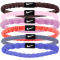 6er Pack NIKE Flex Haargummis Damen 531 - tattoo/pink foam/white
