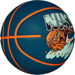 NIKE Everyday Playground Grapic 8P Basketball 408 - blue force/total orange/white/mint foam 7