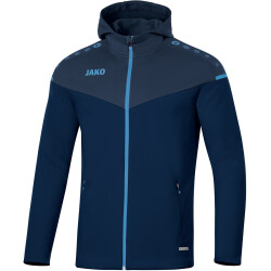 JAKO Champ 2.0 Kapuzenjacke Damen marine/darkblue/skyblue 34