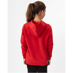 JAKO Base Kapuzenjacke rot 128