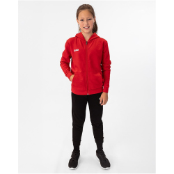 JAKO Base Kapuzenjacke rot 128
