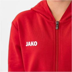 JAKO Base Kapuzenjacke rot 128