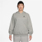 NIKE Jordan Jumpman Fleece Hoodie Damen 050 - grey heather/black XS