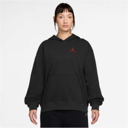 NIKE Jordan Jumpman Fleece Hoodie Damen 010 - black/gym...