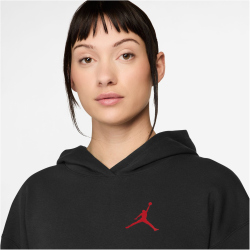 NIKE Jordan Jumpman Fleece Hoodie Damen 010 - black/gym...