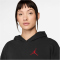 NIKE Jordan Jumpman Fleece Hoodie Damen 010 - black/gym red XS