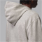 NIKE Jordan Jumpman Fleece Hoodie Herren 050 - grey heather/black S