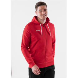 JAKO Base Kapuzenjacke rot 3XL