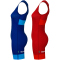 2er Pack Kempa Ringeranzug Damen royal/rot XS