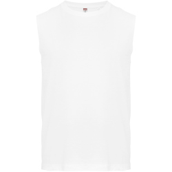 CLIQUE Ärmelloses T-Shirt Herren 00 - white S