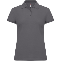 CLIQUE Classic Marion Poloshirt Damen 956 - metal grey XS