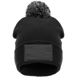 CLIQUE Bryan Patch Strickmütze Herren 99 - black