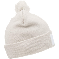 CLIQUE Bryan Patch Strickmütze Herren 91 - stone