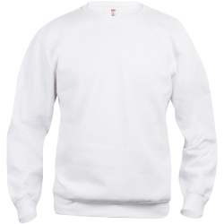 CLIQUE Basic Roundneck Sweatshirt 00 - white 4XL