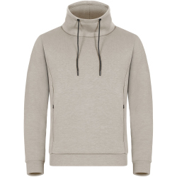 CLIQUE Hobart Stehkragen Sweatshirt Herren 91 - stone XS