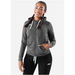 JAKO Base Kapuzenjacke Damen anthrazit 34