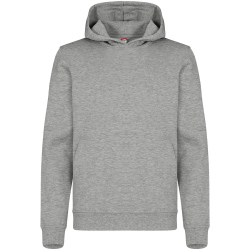 CLIQUE Miami Hoodie Kinder 95 - graumeliert 100