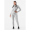 JAKO Base Kapuzenjacke Damen hellgrau meliert 34