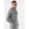 JAKO Base Kapuzenjacke hellgrau meliert 3XL