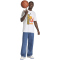 adidas DBB Deutschland Basketball Graphic T-Shirt 2026 Herren white S