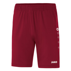 JAKO Premium Trainingsshorts weinrot 128