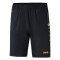 JAKO Premium Trainingsshorts schwarz/citro 164