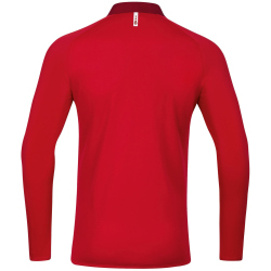 JAKO Champ 2.0 Ziptop Sweatshirt rot/weinrot 164