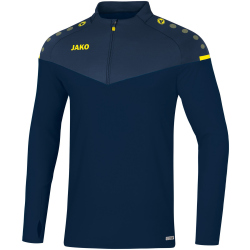 JAKO Champ 2.0 Ziptop Sweatshirt marine/darkblue/neongelb...