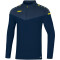 JAKO Champ 2.0 Ziptop Sweatshirt marine/darkblue/neongelb XXL