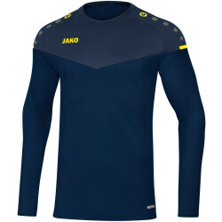 JAKO Champ 2.0 Sweatshirt marine/darkblue/neongelb 116