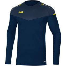 JAKO Champ 2.0 Sweatshirt marine/darkblue/neongelb 152