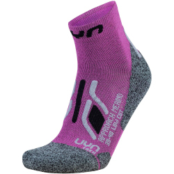 UYN Trekkingsocken Low Cut Approach Merinowolle Damen purple/grey 39-40