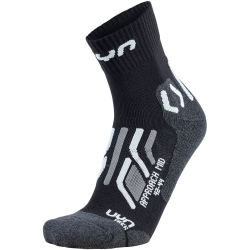 UYN Trekkingsocken Approach Mid Herren black/grey 39-41