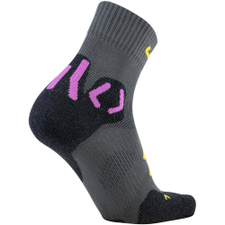 UYN Trekkingsocken Approach Mid Damen grey/yellow 41-42