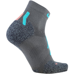UYN Trekkingsocken Approach Low Cut Damen grey/turquoise...