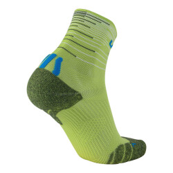 2er Pack UYN Free Laufsocken Herren black/red-green lime/french blue 35-38