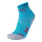 2er Pack UYN Free Laufsocken Damen black/red-turquoise/coral 35-36