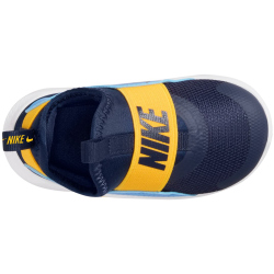 NIKE Flex Runner 4 Baby-Sneaker 403 - midnight navy/laser orange 19.5