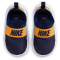 NIKE Flex Runner 4 Baby-Sneaker 403 - midnight navy/laser orange 19.5