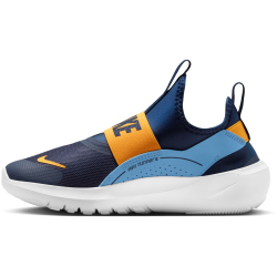 NIKE Flex Runner 4 Laufschuhe Kinder 403 - midnight navy/laser orange 35.5