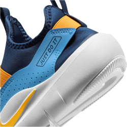 NIKE Flex Runner 4 Laufschuhe Kinder 403 - midnight navy/laser orange 35.5