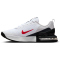 NIKE Air Max Alpha Trainer 6 Fitnessschuhe Herren 111 - white/university red-neutral grey 38.5