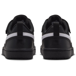 NIKE Court Borough Low Recraft Sneaker Kinder 013 - black/white-black 28.5