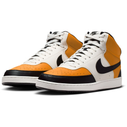 NIKE Court Vision Mid-Top Sneaker Herren 700 - gold leaf/black-sail 39