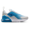 NIKE Air Max 270 Sneaker Kinder 125 - off white/court blue-dutch blue 27.5