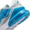 NIKE Air Max 270 Sneaker Kinder 125 - off white/court blue-dutch blue 27.5