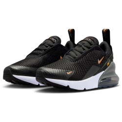 NIKE Air Max 270 Sneaker Kinder 045 - black/metallic copper-laser orange 27.5